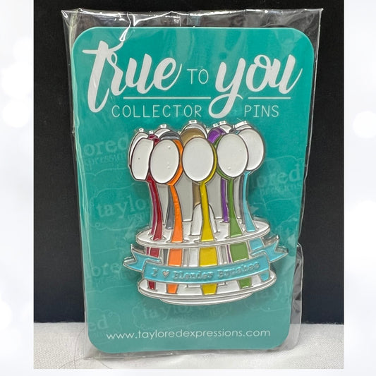 Taylored Expressions BLENDER BRUSHES Enamel Collector Pin Rare