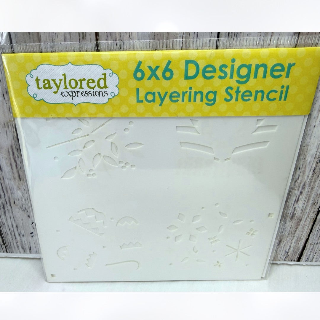 Taylored Expressions WINTER WONDER Christmas Layering Stencils