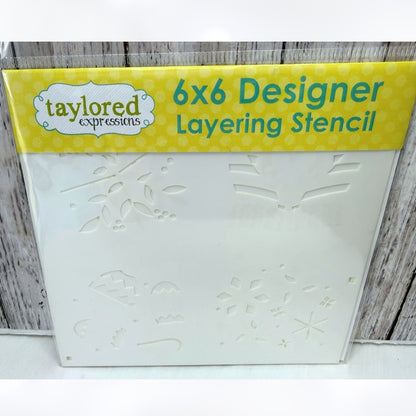 Taylored Expressions WINTER WONDER Christmas Layering Stencils