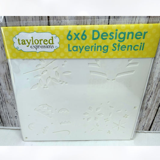 Taylored Expressions WINTER WONDER Christmas Layering Stencils
