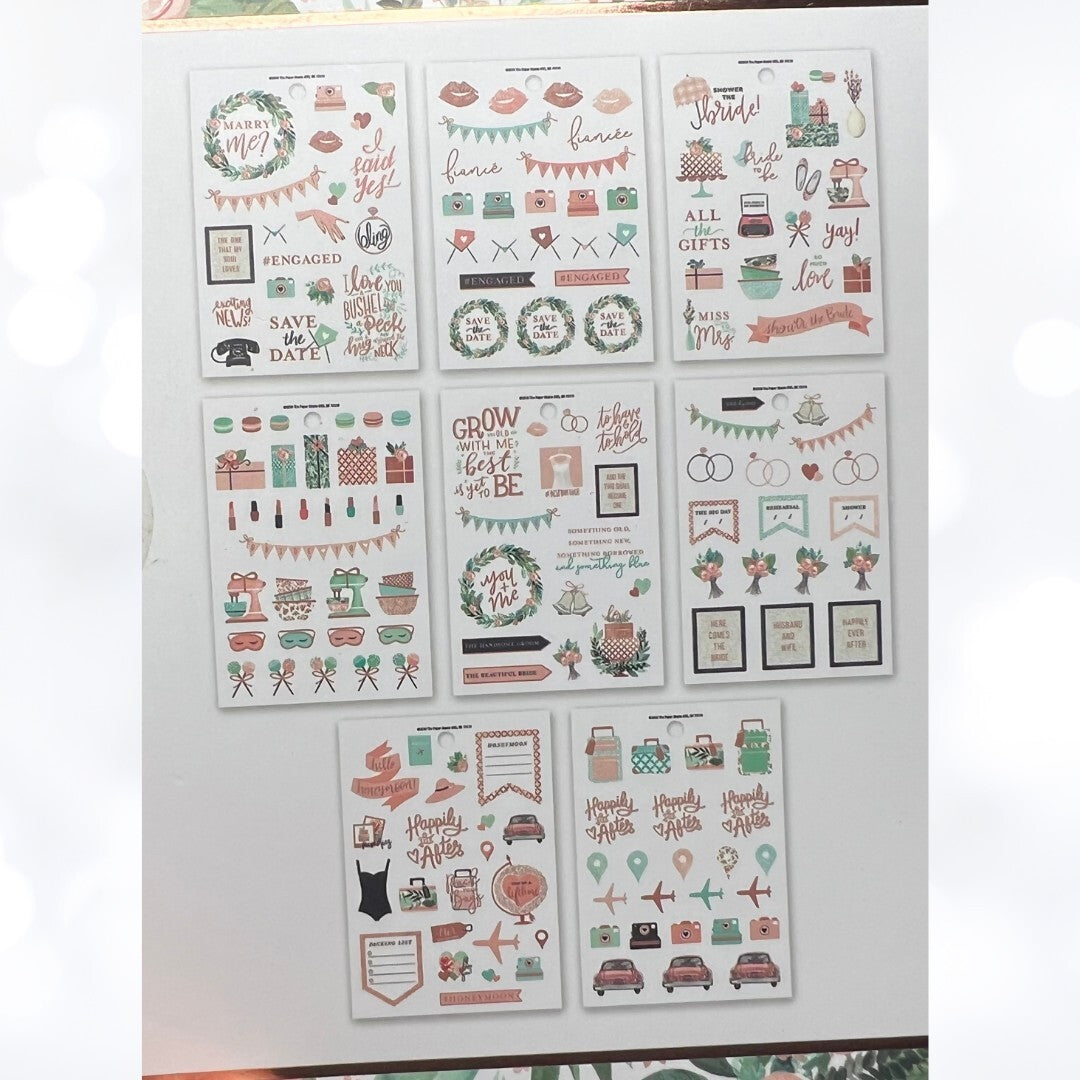 Teresa Collins Carpe Diem PLANNER Journal Paper Stickers Lot