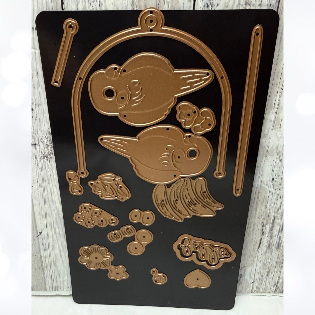 Spellbinders PRETTY BIRDS Love Dies