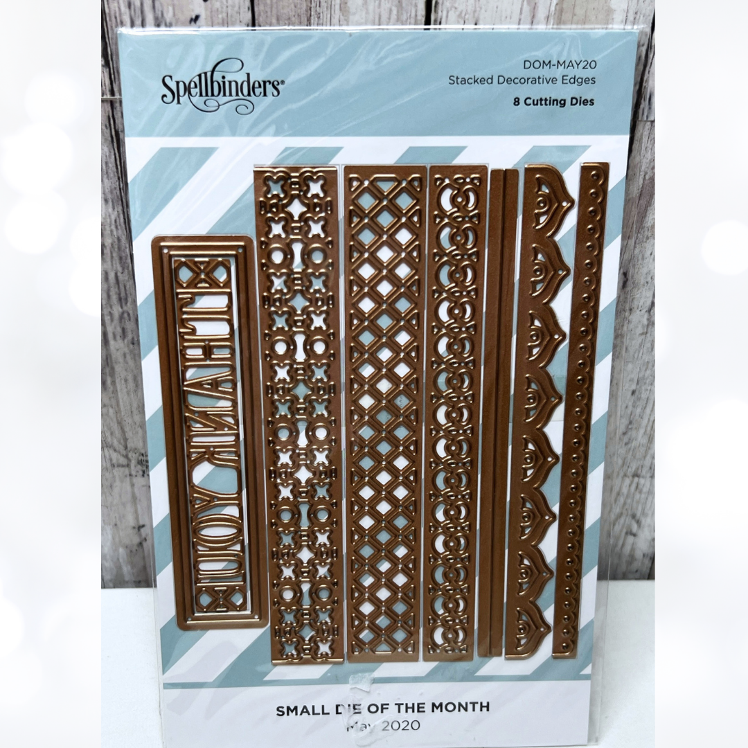 Spellbinders STACKED DECORATIVE EDGES Small Dies of the Month