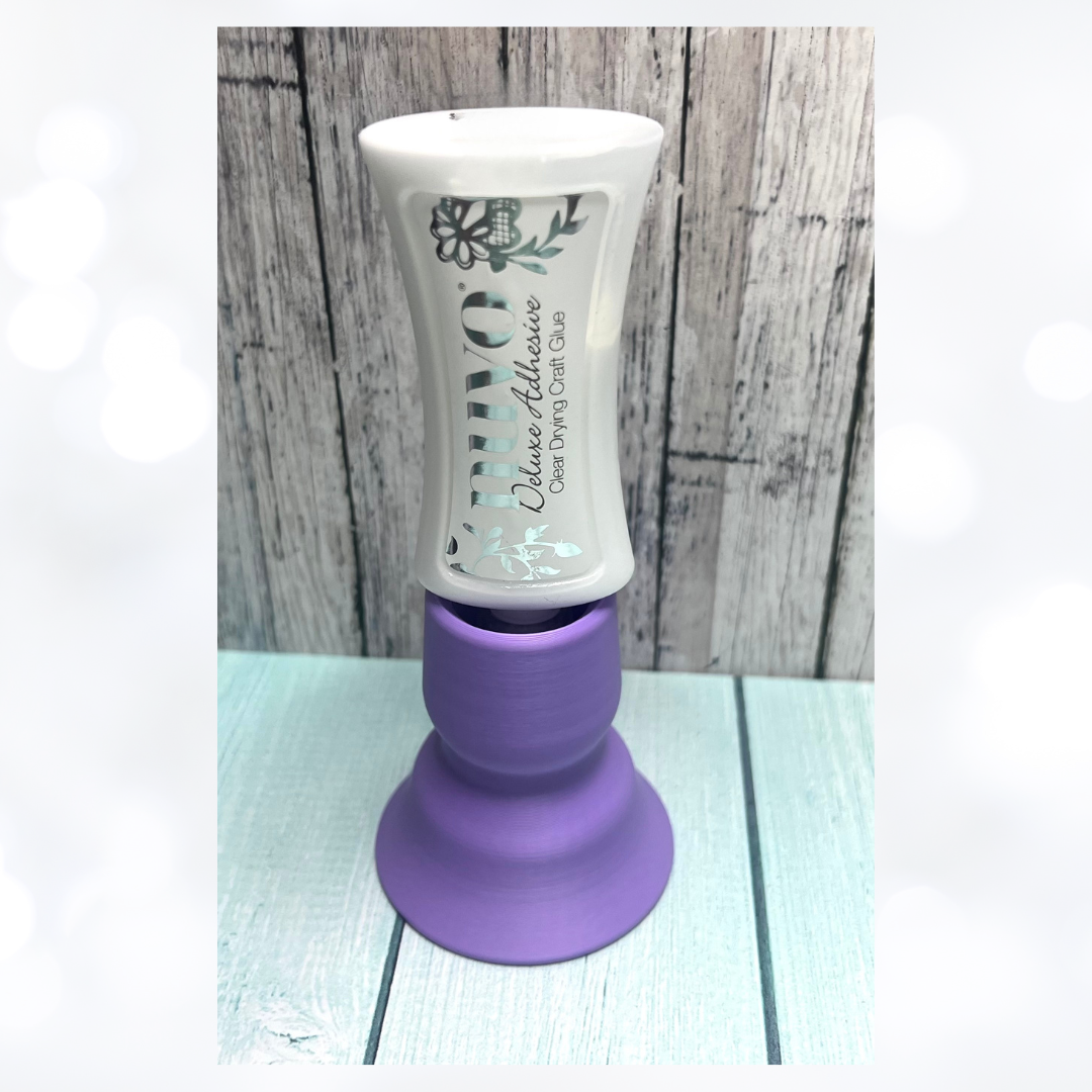 GLUE STAND Holder 3D Printed PURPLE