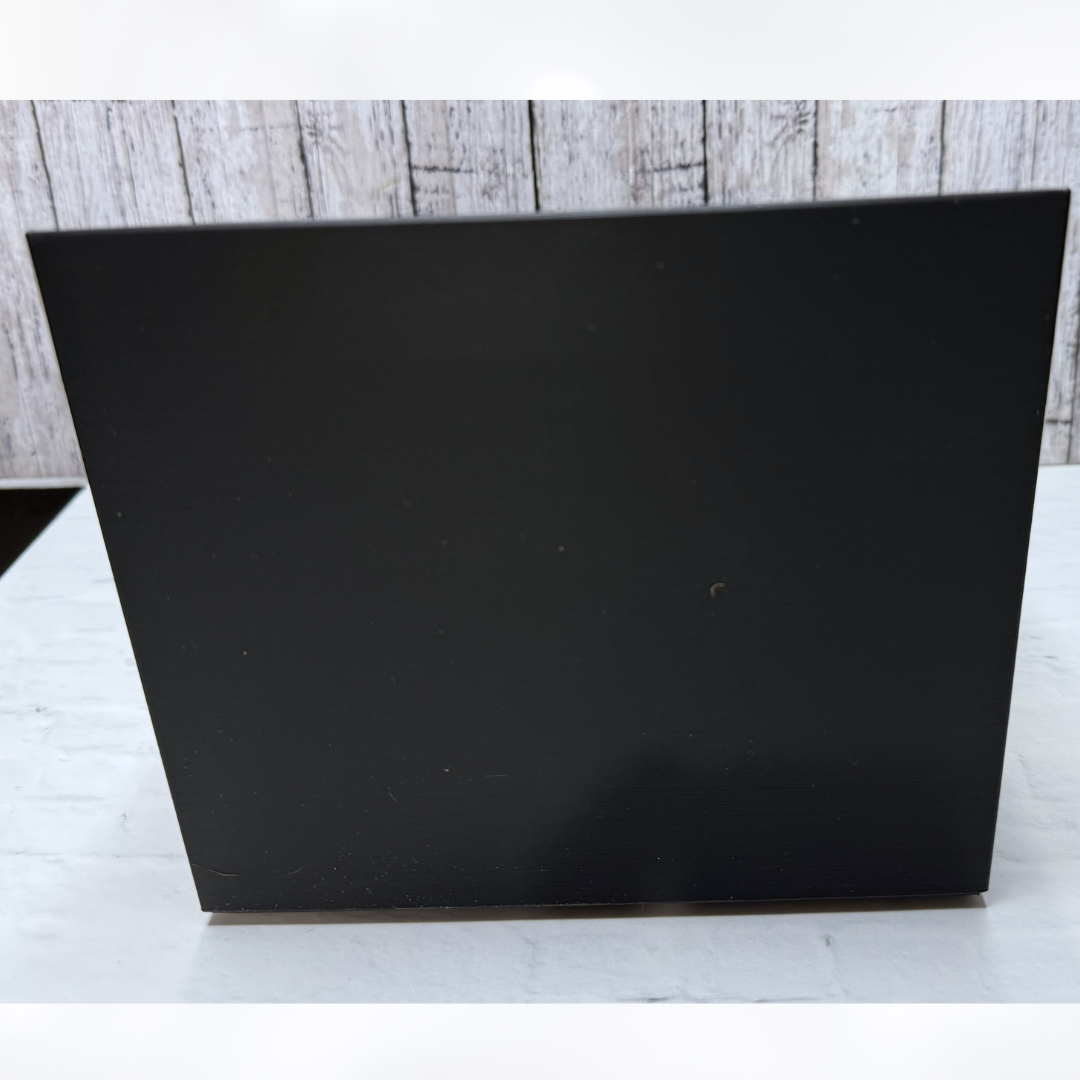 SCALLOPED CRAFTY CADDY Organizer 3D Printed BLACK