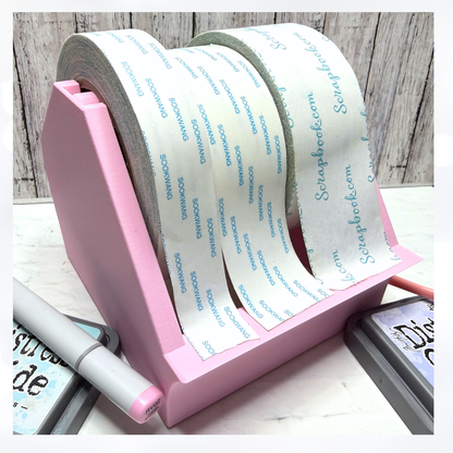 Medium PINK TAPE DISPENSER 3D Printed Organizer Holder