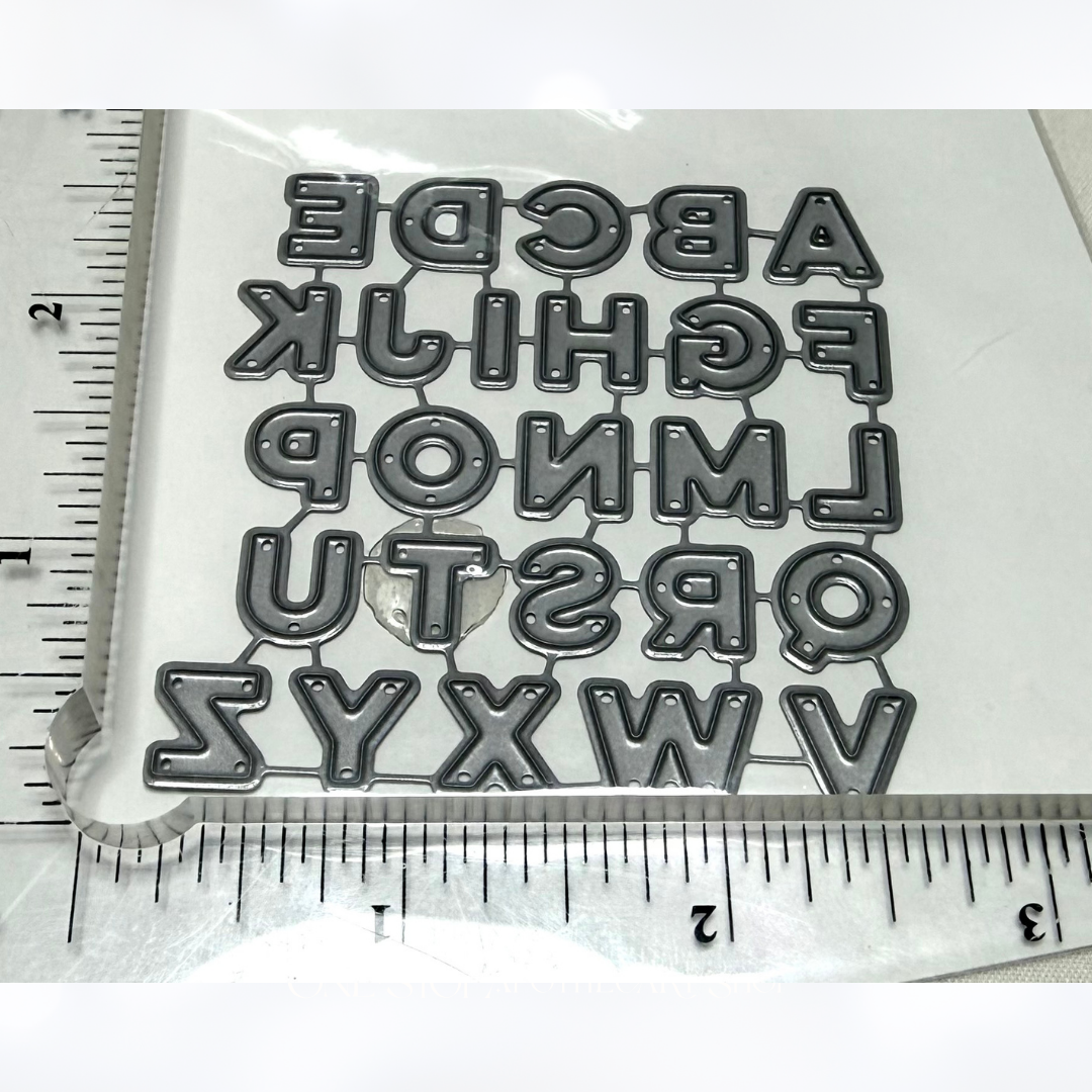 My Favorite Things CAPTION ALPHABET & Numbers Dies