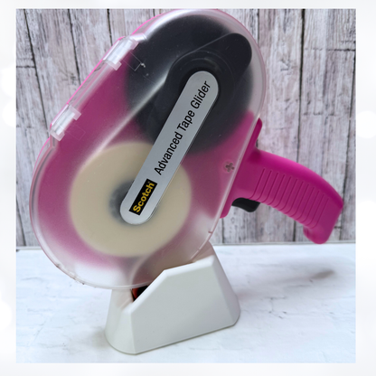 Single ATG Tape Gun Holder Stand 3D Printed WHITE