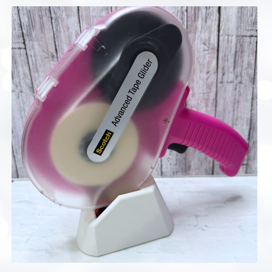 Single ATG Tape Gun Holder Stand 3D Printed WHITE