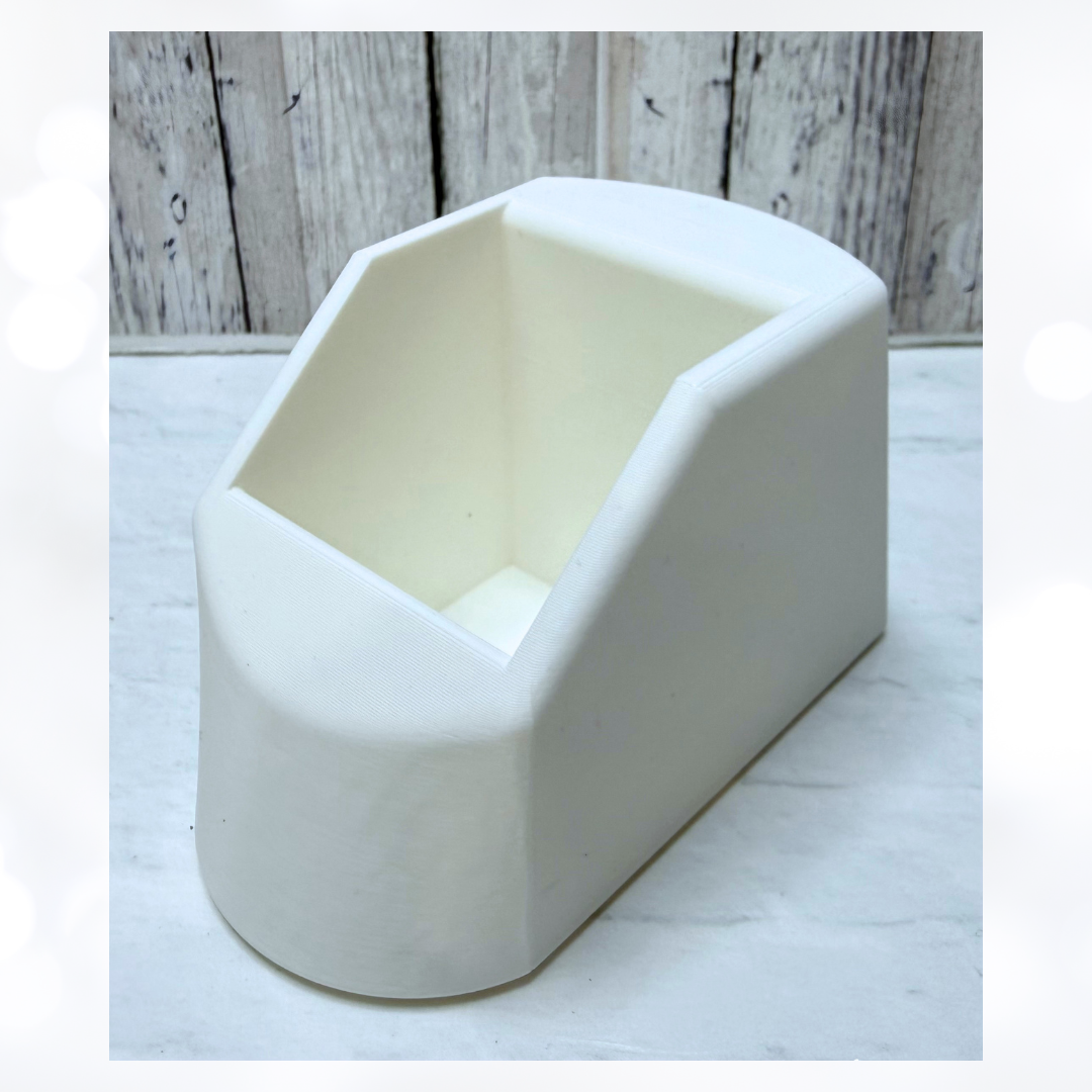 Single ATG Tape Gun Holder Stand 3D Printed WHITE