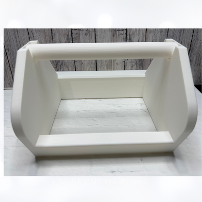 Large WHITE TAPE DISPENSER 3D Printed Organizer Holder