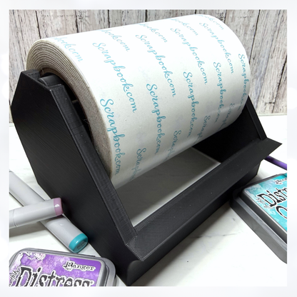 Large BLACK TAPE DISPENSER 3D Printed Organizer Holder