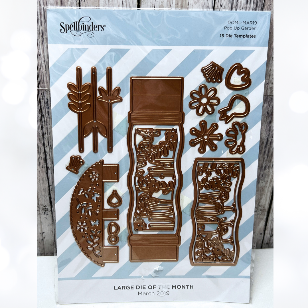 Spellbinders POP-UP GARDEN Large Dies of the Month