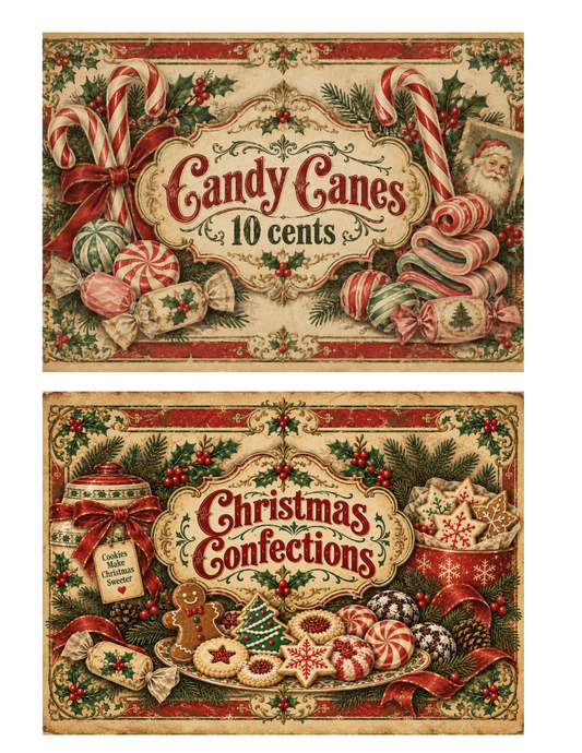 CHRISTMAS CONFECTIONS Candy Rice Paper