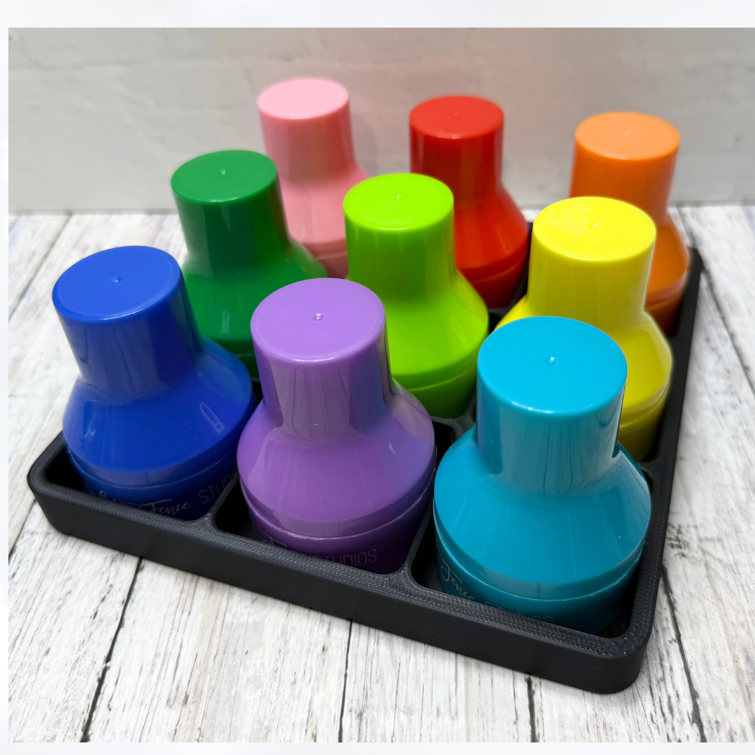 Picket Fence Studios PAPER POUNCERS Organizer 3D Printed Black