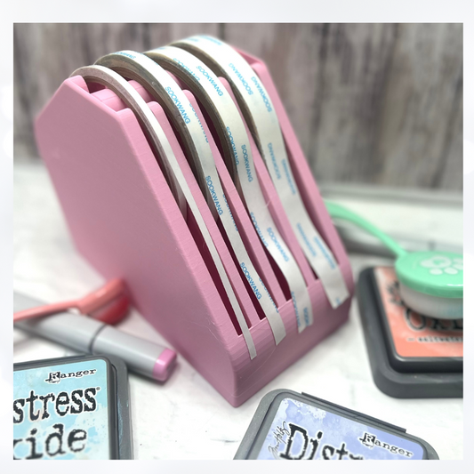PINK TAPE DISPENSER 3D Printed Organizer Holder-Free Shipping