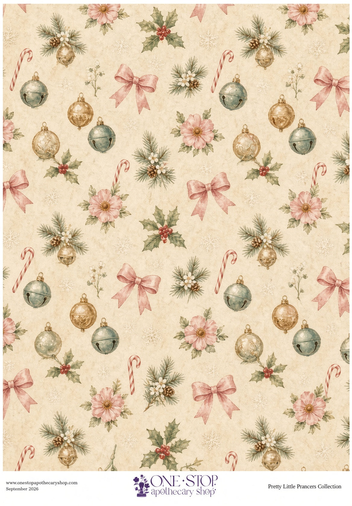 Pretty Little Prancers HEIRLOOM HOLIDAYS Rice Paper