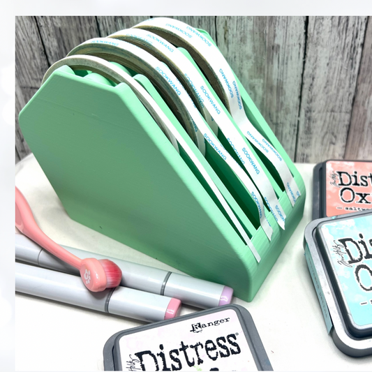MINT GREEN TAPE DISPENSER 3D Printed Organizer Holder-Free Shipping