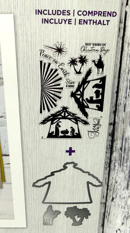 Gemini THE REASON FOR THE SEASON Christmas Rubber Stamps & Dies