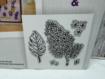 Gemini LOVELY LILAC & Butterfly Frame Rubber Stamps & Dies