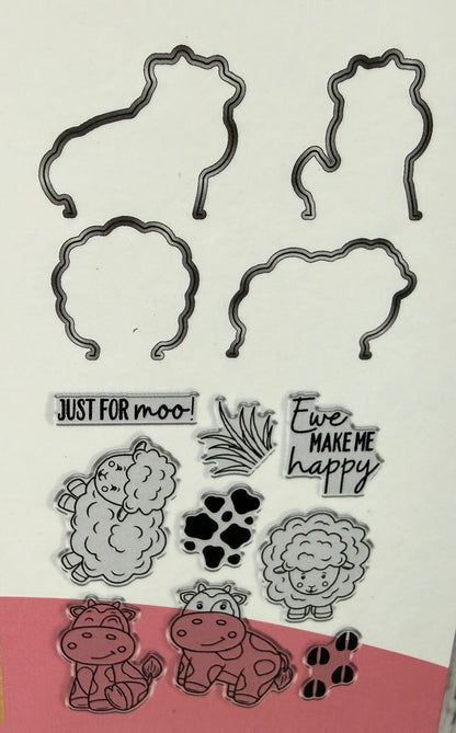 Crafter's Companion PAW-SITIVELY PERFECT Rubber Stamps & Dies