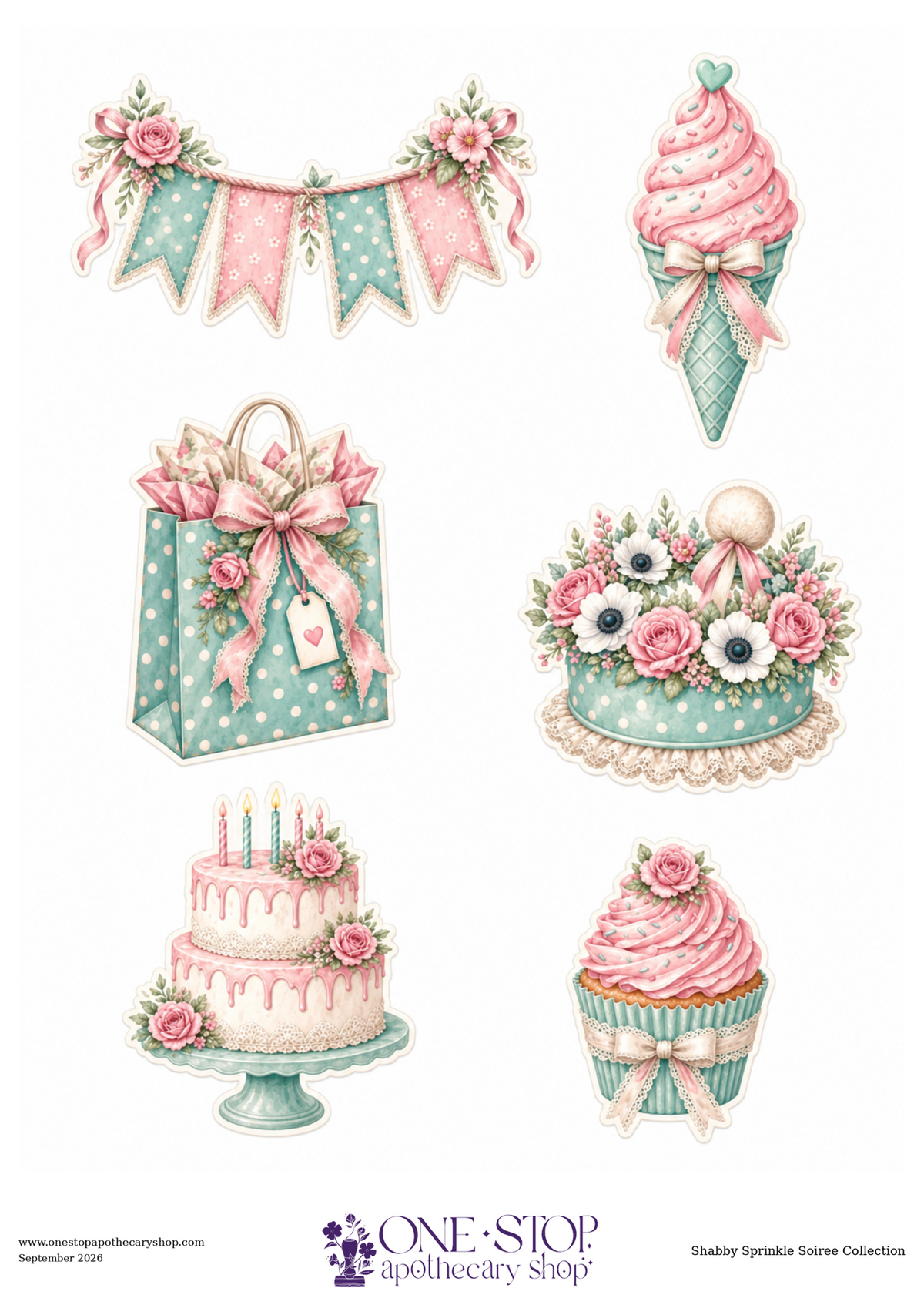 Sprinkle Soiree SWEET SOIREE CONFECTIONS Rice Paper