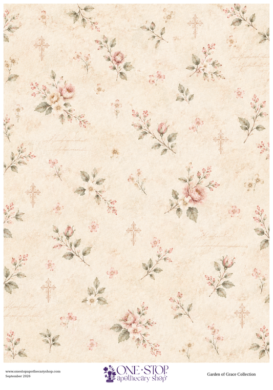 Garden of Grace WHISPERED CROSSES Rice Paper