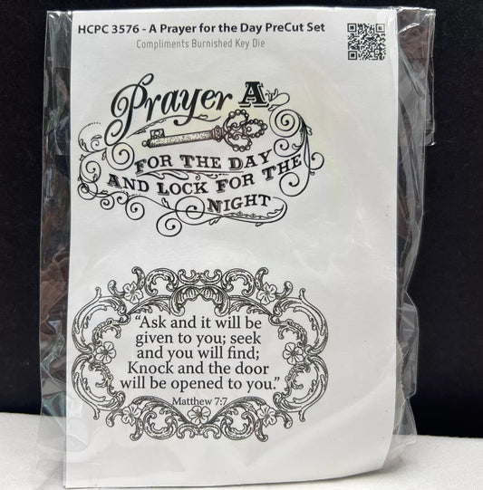 Heartfelt Creations A PRAYER FOR THE DAY Religious Rubber Stamps Rare