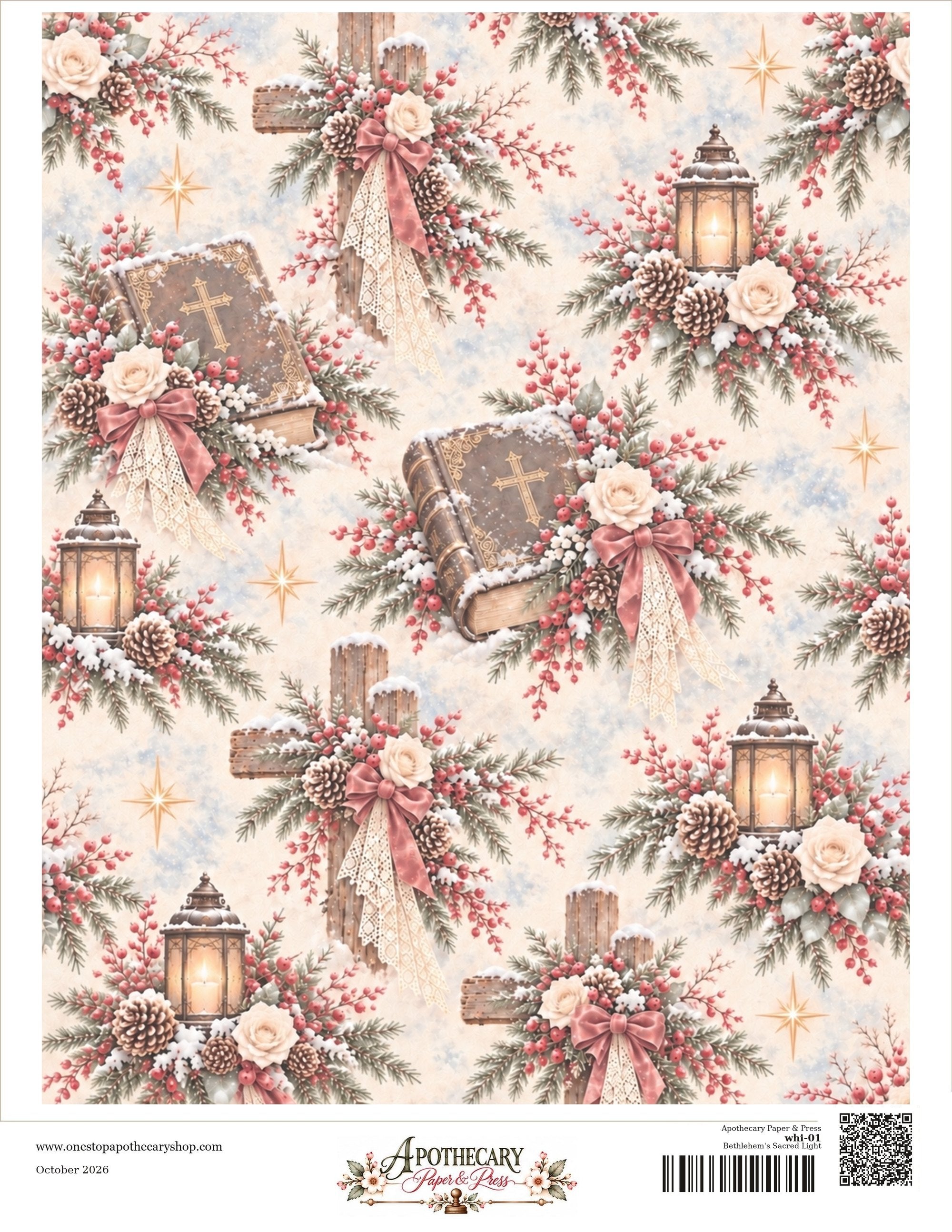 Alphabet Sorting File Paper Whispers of Bethlehem Collection – Page 2 – One Stop Apothecary Shop